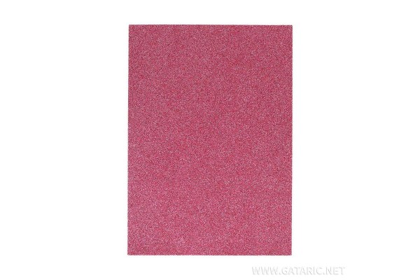ΑΦΡΩΔΕΣ ΦΥΛΛΟ Α4 210x297 GLITTER  DARK PINK 2,0 mm
